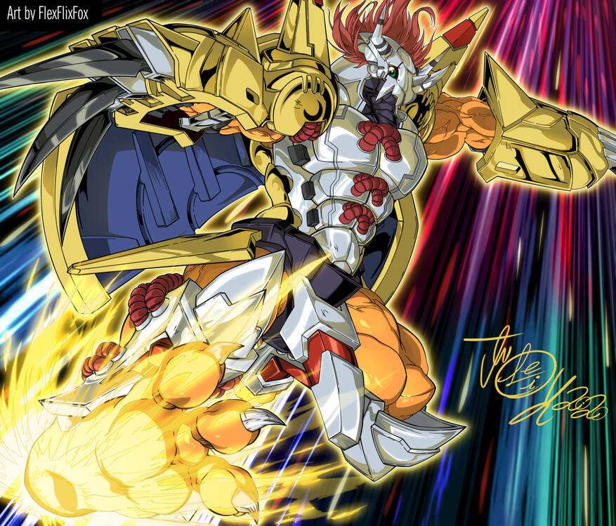 Digimon fanart - wargreymon