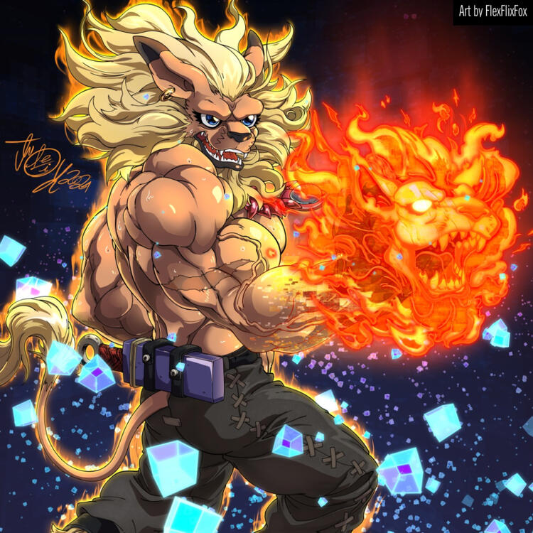 Digimon fanart - Leomon
