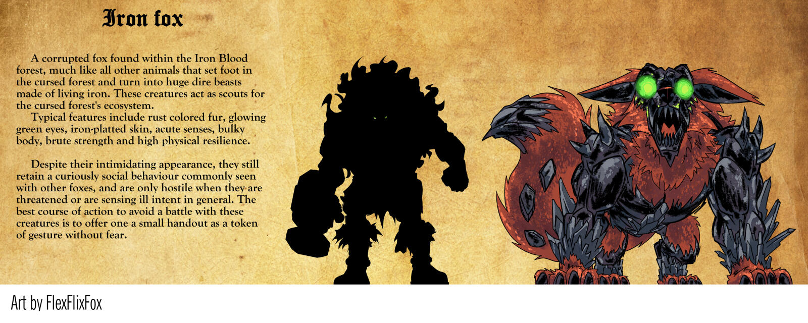 Iron Dire Fox (hostile NPCs?)